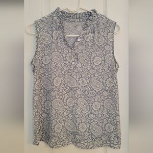 loft xsmall blue and white